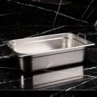 GN edény, 1/1 150 mm, 21 l, csúszófüllel, rozsdamentes