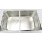 GN edény, 1/1 150 mm, 21 l, csúszófüllel, rozsdamentes