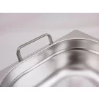 GN edény, 1/1 200 mm, 28 l, csúszófüllel, rozsdamentes