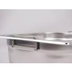 GN edény, 1/2 150 mm, 9,5 l, csúszófüllel, rozsdamentes