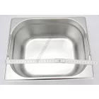 GN edény, 1/2 150 mm, 9,5 l, csúszófüllel, rozsdamentes