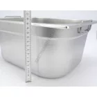 GN edény, 1/2 150 mm, 9,5 l, csúszófüllel, rozsdamentes