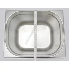 GN edény, 1/2 200 mm, 12,5 l, csúszófüllel, rozsdamentes