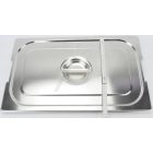 GN 1/1 fedő fülkivágással, rozsdamentes