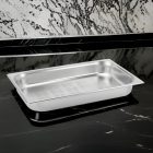 GN edény, 1/1 65 mm, perforált, rozsdamentes