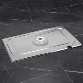 GN 1/1 fedő kanálkivágással, rozsdamentes