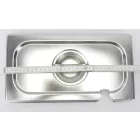 GN 1/3 fedő kanálkivágással, rozsdamentes