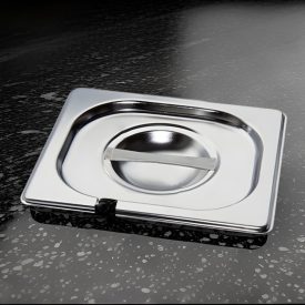 GN 1/6 fedő kanálkivágással, rozsdamentes