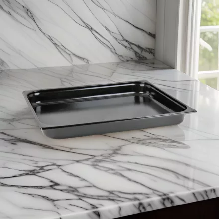 GN edény, 2/1 65 mm, zománcozott