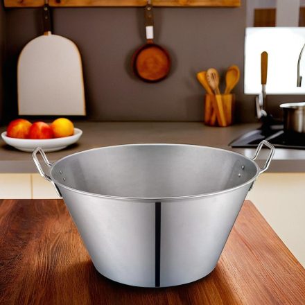 Vájling, keverőtál, 35 liter, 50 cm, rozsdamentes