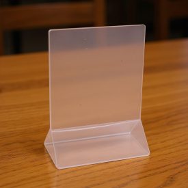 Asztali menütartó 7,5×12,5 cm, kétoldalas