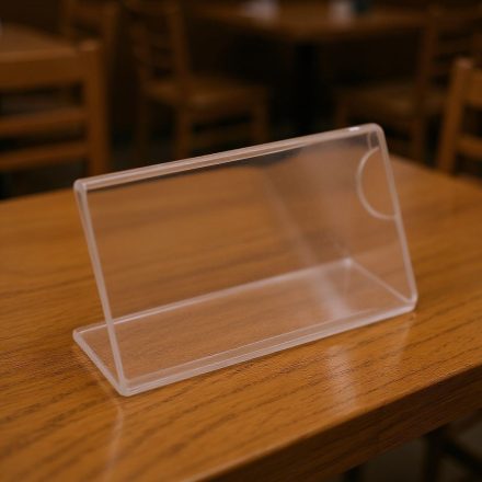 Asztali menütartó 5×9 cm akril