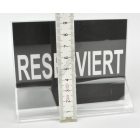 Asztali menütartó 11,5×9 cm, kétoldalas