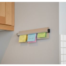 Blokktartó sín, 30 cm, golyós, alumínium