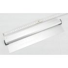 Blokktartó sín, 30 cm, golyós, alumínium