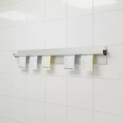 Blokktartó sín, 60 cm, golyós, alumínium