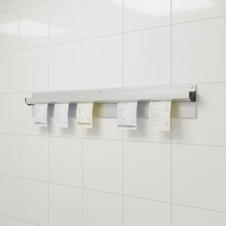 Blokktartó sín, 60 cm, golyós, alumínium