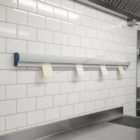 Blokktartó sín, 90 cm, golyós, alumínium