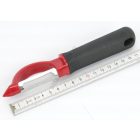 Zöldséghámozó gumírozott nyéllel, egyenes