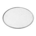 Pizzaforma, 33 cm, perforált, kerek, alumínium