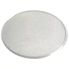 Pizzaforma, 50 cm, kerek, perforált, alumínium