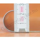 Pizzavágó, 35×10 cm, rozsdamentes