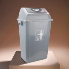 Szemetes 58 liter, billenő fedéllel, műanyag