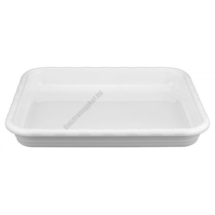 GN edény, 1/2-es, fehér polikarbonát