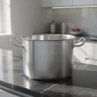 Fazék 9 l, 24 cm átm., rozsdamentes, Kayalar