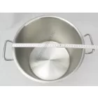 Fazék 17 l, 28 cm átmérő, rozsdamentes, Kayalar