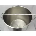 Fazék 98 l, 50 cm átm., rozsdamentes, nem indukciós, Kayalar