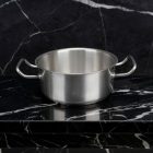 Alacsony lábas 2,8 liter 20×9 cm, rozsdamentes, Kayalar