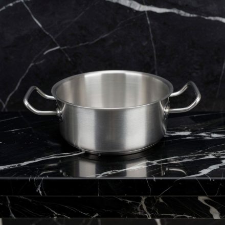 Alacsony lábas 2,8 liter 20×9 cm, rozsdamentes, Kayalar