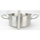 Alacsony lábas 2,8 liter 20×9 cm, rozsdamentes, Kayalar