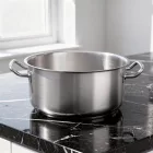 Alacsony lábas 17 liter 35×17 cm, rozsdamentes, Kayalar