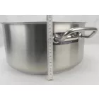 Alacsony lábas 17 liter 35×17 cm, rozsdamentes, Kayalar