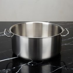 Alacsony lábas 35 literes 45×22 cm, rozsdamentes, Kayalar