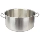 Alacsony lábas 35 literes 45×22 cm, rozsdamentes, Kayalar