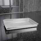 Tepsi füllel 62×42 cm 12 l, rozsdamentes