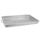 Tepsi füllel 62×42 cm 12 l, rozsdamentes