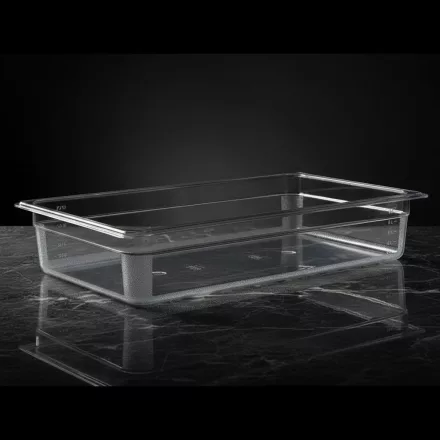 GN edény, 1/1 100 mm, 12 l, polikarbonát