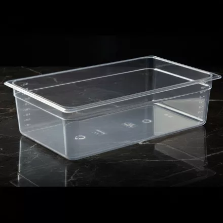 GN edény, 1/1 150 mm, 18 l, polikarbonát