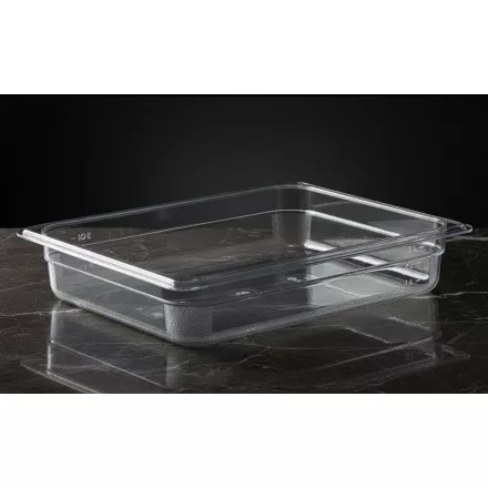 GN edény, 1/2 65 mm, 4 l, polikarbonát