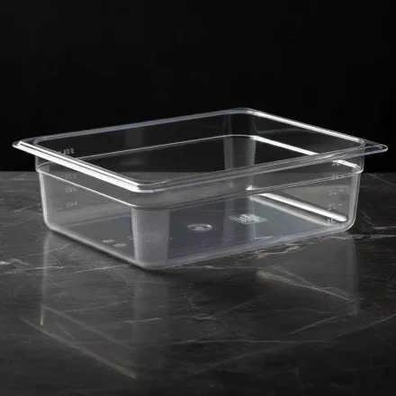 GN edény, 1/2 100 mm, 6,5 l, polikarbonát