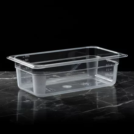 GN edény, 1/3 100 mm, 4 l, polikarbonát