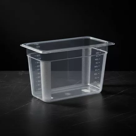 GN edény, 1/3 200 mm, 7,8 l, polikarbonát
