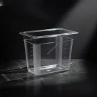 GN edény, 1/4 200 mm, 4,5 l, polikarbonát