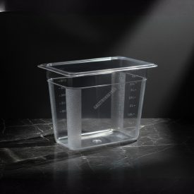 GN edény, 1/4 200 mm, 4,5 l, polikarbonát