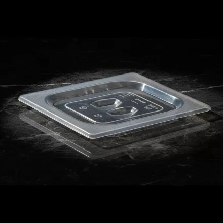 GN 1/6 fedő, átlátszó, polikarbonát