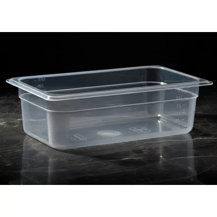 GN edény, 1/3 100 mm, 3 l, polipropilén
